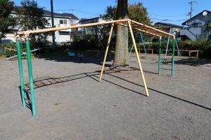 武蔵台第3公園の山型雲梯 (2020.10.31)